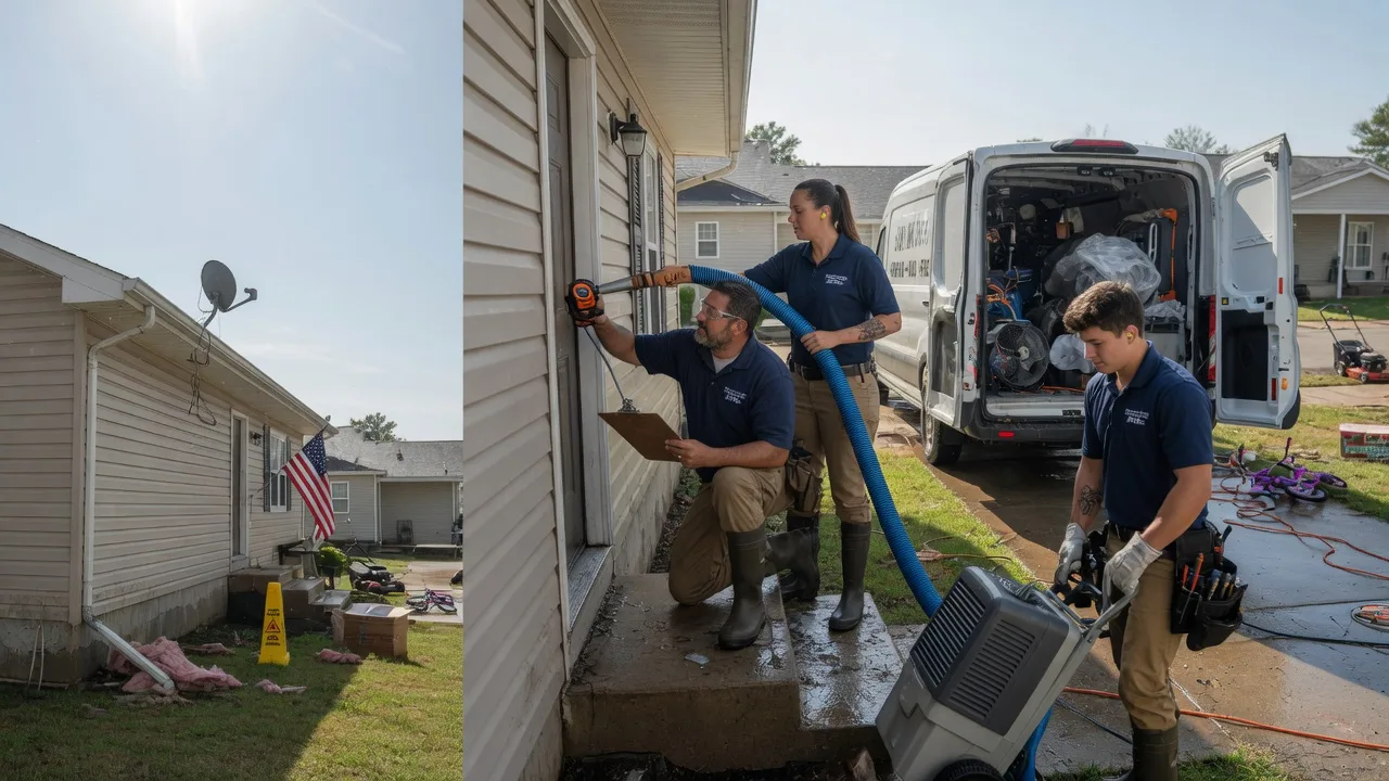 Ceiling Water Damage Restoration in Grabill, IN near me